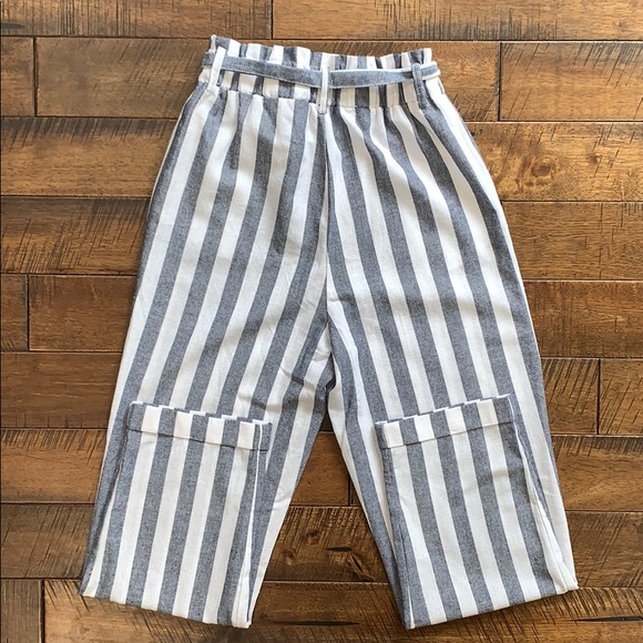 Forever 21 Striped Elastic Waist Pants SZ … - Picture 5 of 5